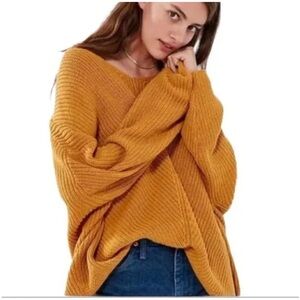 UO Mustard Sweater